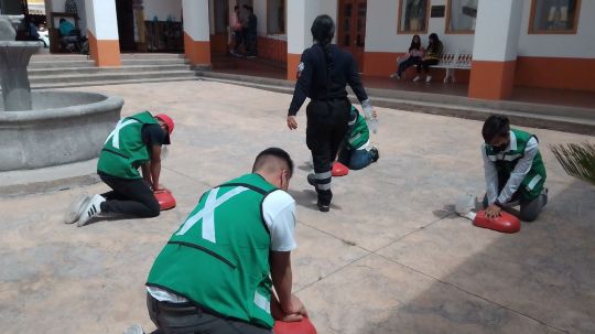 Finaliza capacitación de primeros auxilios a jóvenes embajadores de turismo en Huamantla