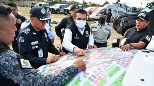 Garantizan corporaciones municipales, estatales y federales, seguridad en Huamantla