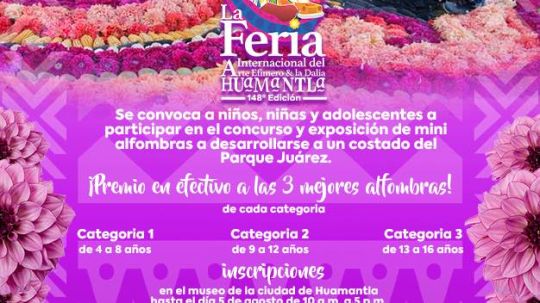 Convoca gobierno municipal de Huamantla a participar en el mini concurso de alfombras