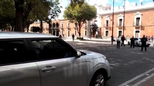 Conductores de plataforma Pronto se movilizan para pedir justicia por compañero que fue hallado muerto en Tizatlán