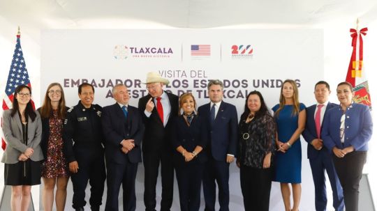 Estrechan lazos de trabajo y colaboración Tlaxcala y Estados Unidos