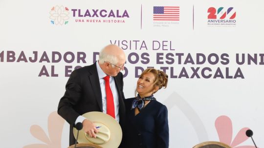 Reconoce embajador de EE.UU. en México la política de seguridad de Tlaxcala