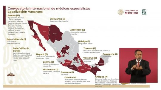 Contratarán a médicos especialistas nacionales o extranjeros en salud para Tlaxcala
