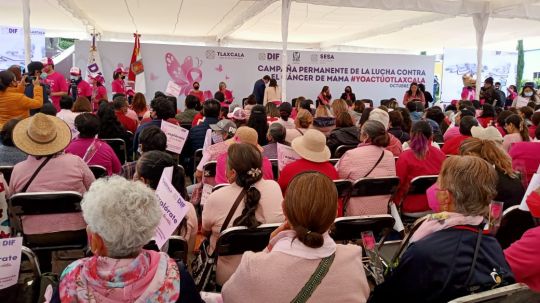 Gobernadora llama a mujeres a comprometerse con el cuidado de su salud, su gobierno hará 40 mil mastografías este año 