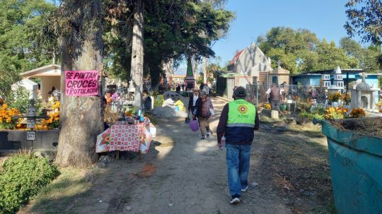 En Chiautempan, saldo blanco tras celebración de Día de Muertos