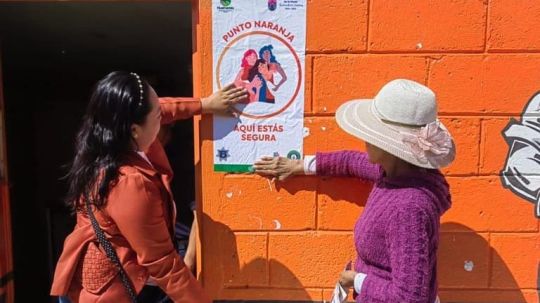Lleva ayuntamiento de Huamantla el programa puntos naranja a las 39 comunidades