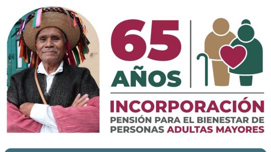 Del 5 al 17 de diciembre, registro a Pensión para el Bienestar de Personas Adultas Mayores en el país