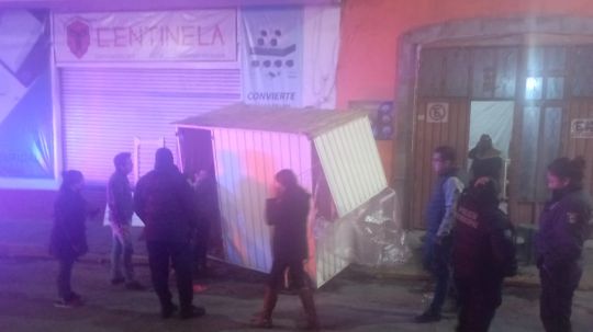 Brinda acompañamiento policía de Huamantla en incidente vial