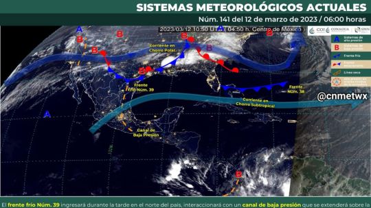 Pronóstico meteorológico general