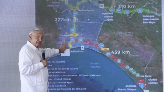 Grupo México acuerda entregar tramo de vías de Ferrosur; gobierno le ampliará otra concesión