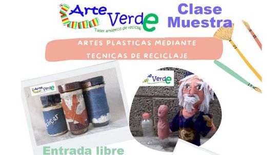 Impartirán Proyecto Arte Verde con técnicas artísticas de reciclaje, darán clase muestra este viernes 