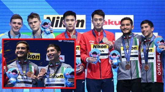 Kevin Berlín y Randal Willars logran bronce en Mundial de Natación y obtienen plaza olímpica