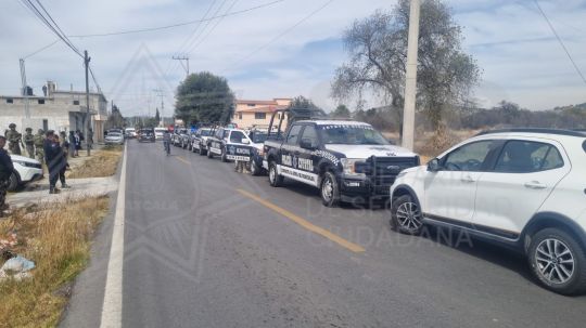 Rescatan fuerzas de seguridad de Tlaxcala a 726 migrantes
