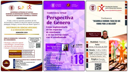 Cartelera de la Universidad Autónoma de Tlaxcala al martes 16 de enero de 2024
