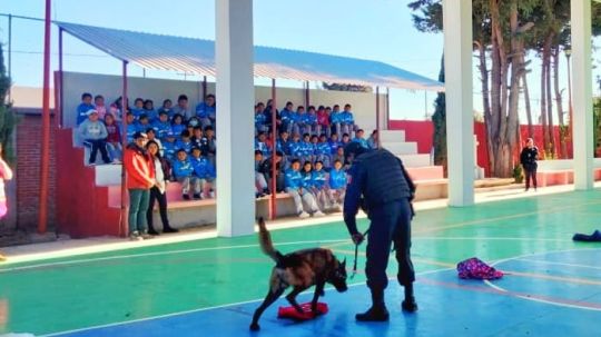 Policía de Huamantla lleva pláticas de prevención del delito a alumnos de educación básica