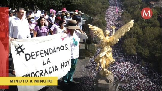 Marcha por Nuestra Democracia 18 de febrero 2024