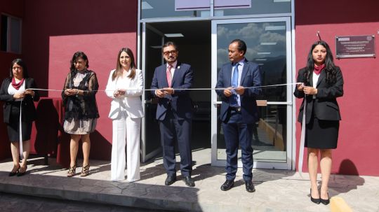 Inaugura Presidenta del TSJE los Juzgados Civil y Familiar del Distrito Judicial de Morelos