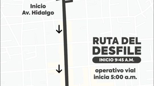 Implementará seguridad pública de Huamantla operativo vial por desfile conmemorativo del natalicio de Benito Juárez