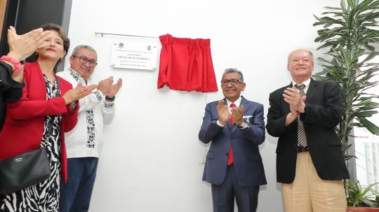 Inauguró UATx auditorio del Centro de Investigación Educativa