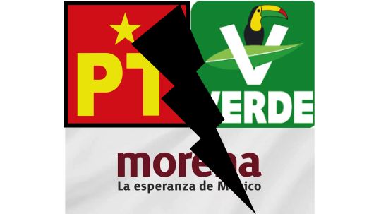 De alianza de 4T no hay nada, se quiebra relación entre partidos