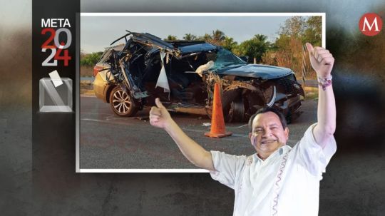 Huacho Díaz sufre accidente automovilístico en trayecto hacia Mérida, Yucatán