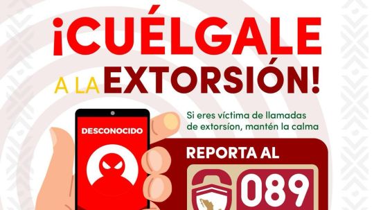 Dirección de seguridad pública de Huamantla hace un llamado a la población a denunciar llamadas de extorsión