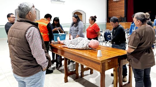 Invita ayuntamiento de Huamantla a emprendedoras a capacitación de primeros auxilios