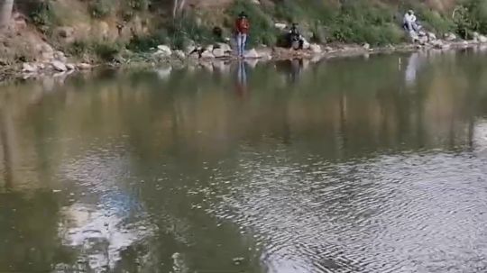 Presa de Huactzinco, lugar de pesca y escape de estrés para familias