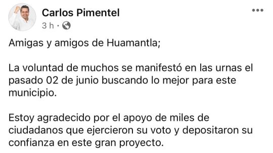 Mal perdedor: el morenista Pimentel impugna elección de Huamantla