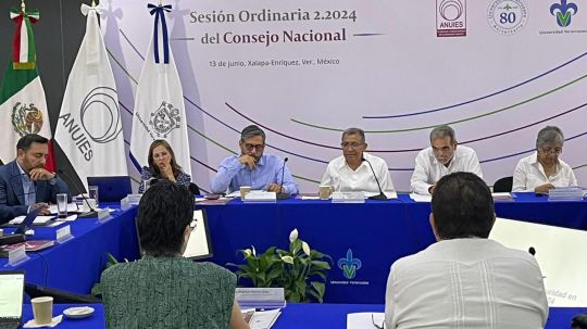 Preside Rector de la UATx sesión del Consejo Nacional de ANUIES