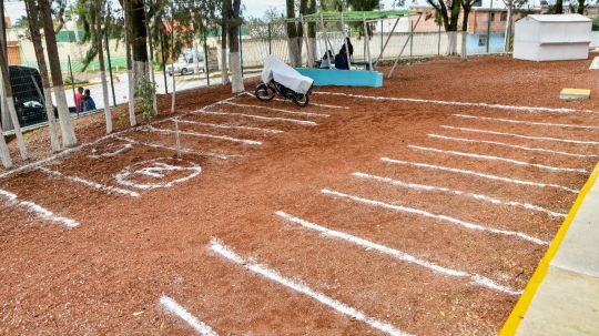 Realiza ayuntamiento de Huamantla mantenimiento en la unidad deportiva Miguel Arroyo Rosales