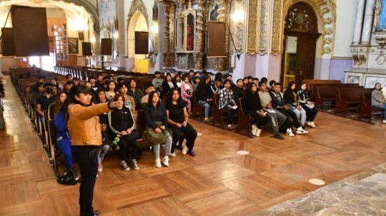 Capacita ayuntamiento de Huamantla a embajadores turísticos sobre la riqueza arquitectónica del municipio