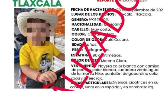 Recupera PGJE a menor de edad sustraído por su madre