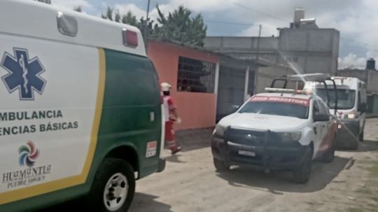 Atiende protección civil de Huamantla a persona que se encontraba inconsciente