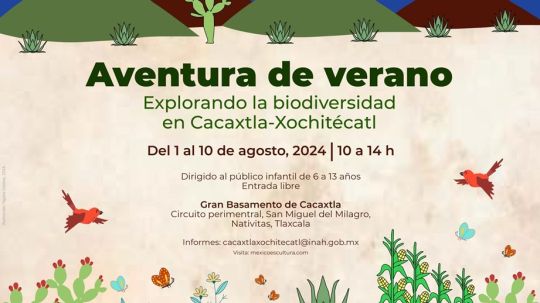 Centro INAH Tlaxcala invita a este verano a conocer sobre el acervo arqueológico, biocultural y cultural