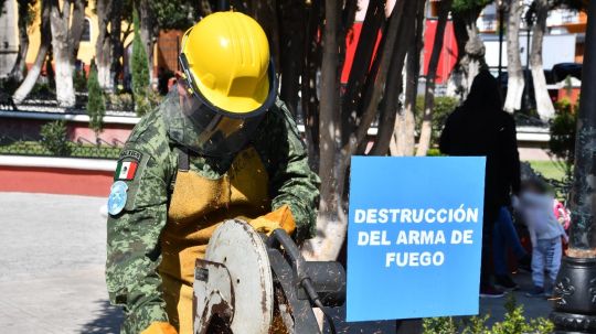 Será Huamantla sede de la campaña de canje de armas 2024