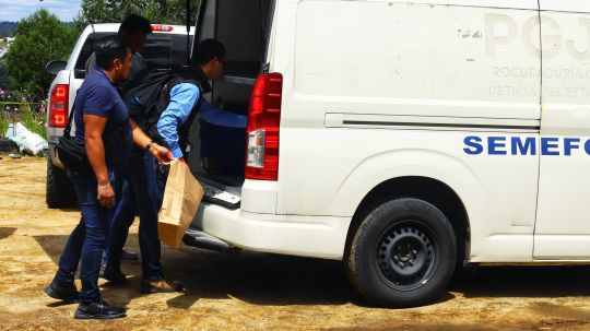 Un cráneo y una mandíbula fueron hallados en Temetzontla, Panotla