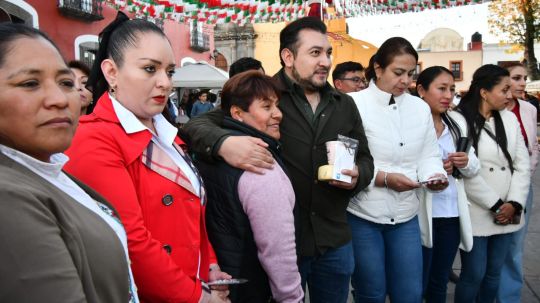 Inaugura Salvador Santos Cedillo el primer tianguis turístico comunitario de Huamantla