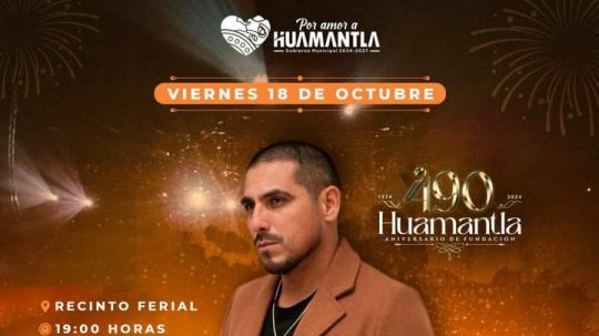 Concierto gratuito de Espinoza Paz en Huamantla se realizará en el recinto ferial