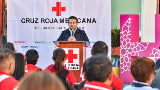 Apoya gobierno de Huamantla el plan invernal de la Cruz Roja