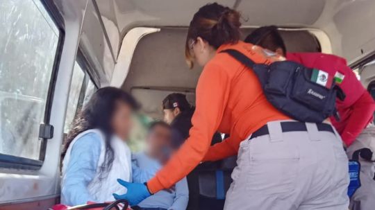 Coordina protección civil de Huamantla atención inmediata a 12 trabajadores lesionados en choque