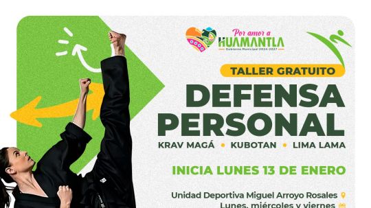 Ofrece gobierno municipal de Huamantla técnicas gratuitas de defensa personal a niños y adultos