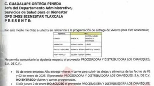 Coperacha hacen nutriólogos de hospital de Calpulalpan para alimentar a pacientes