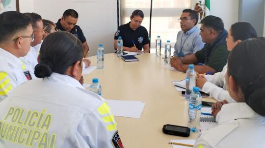 Estrechan lazos de colaboración la policía de Huamantla y policía turística estatal de Puebla