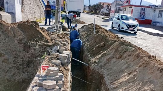 Concluyen trabajos hidráulicos en avenida Hidalgo para la operación del nuevo pozo de San Francisco