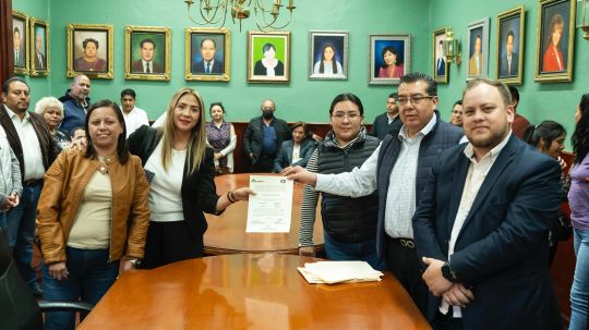 Reciben constancias candidatos a delegados de Tlaxcala