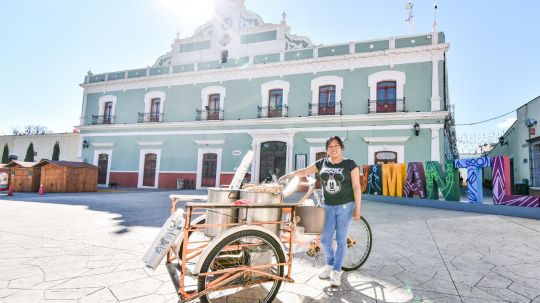 Conviven cientos de familias en la gran tamaliza convocada por el presidente municipal Salvador Santos Cedillo