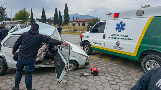 Detiene policía de Huamantla a conductor en aparente estado de ebriedad que provocaría un accidente vehicular