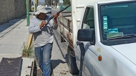 Refuerza CAPAMH acciones preventivas ante lluvias en Huamantla