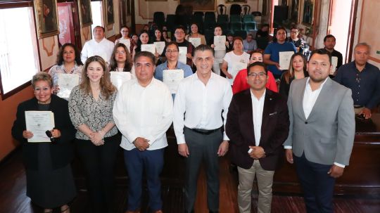 Impulsa Alfonso Sánchez García la profesionalización del servicio público en Tlaxcala Capital